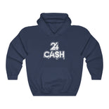 24CA$H Logo Adult Hoodie (Unisex Hooded Sweatshirt)