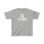 24CA$H Logo YOUTH Tee (Center Logo / Unisex T-Shirt) - 24CA$H