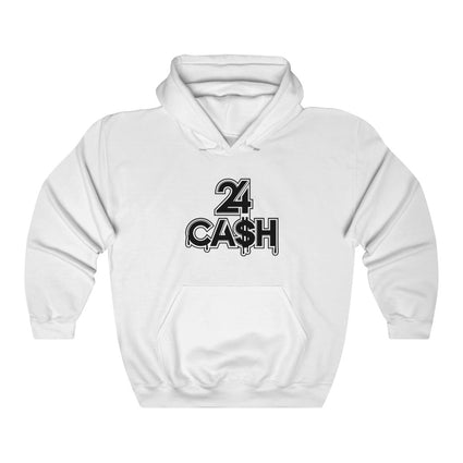 24CA$H Logo Adult Hoodie (Unisex Hooded Sweatshirt)