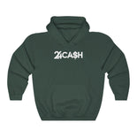 24CA$H Logo Adult Hoodie (Vertical Logo / Unisex Hooded Sweatshirt) - 24CA$H